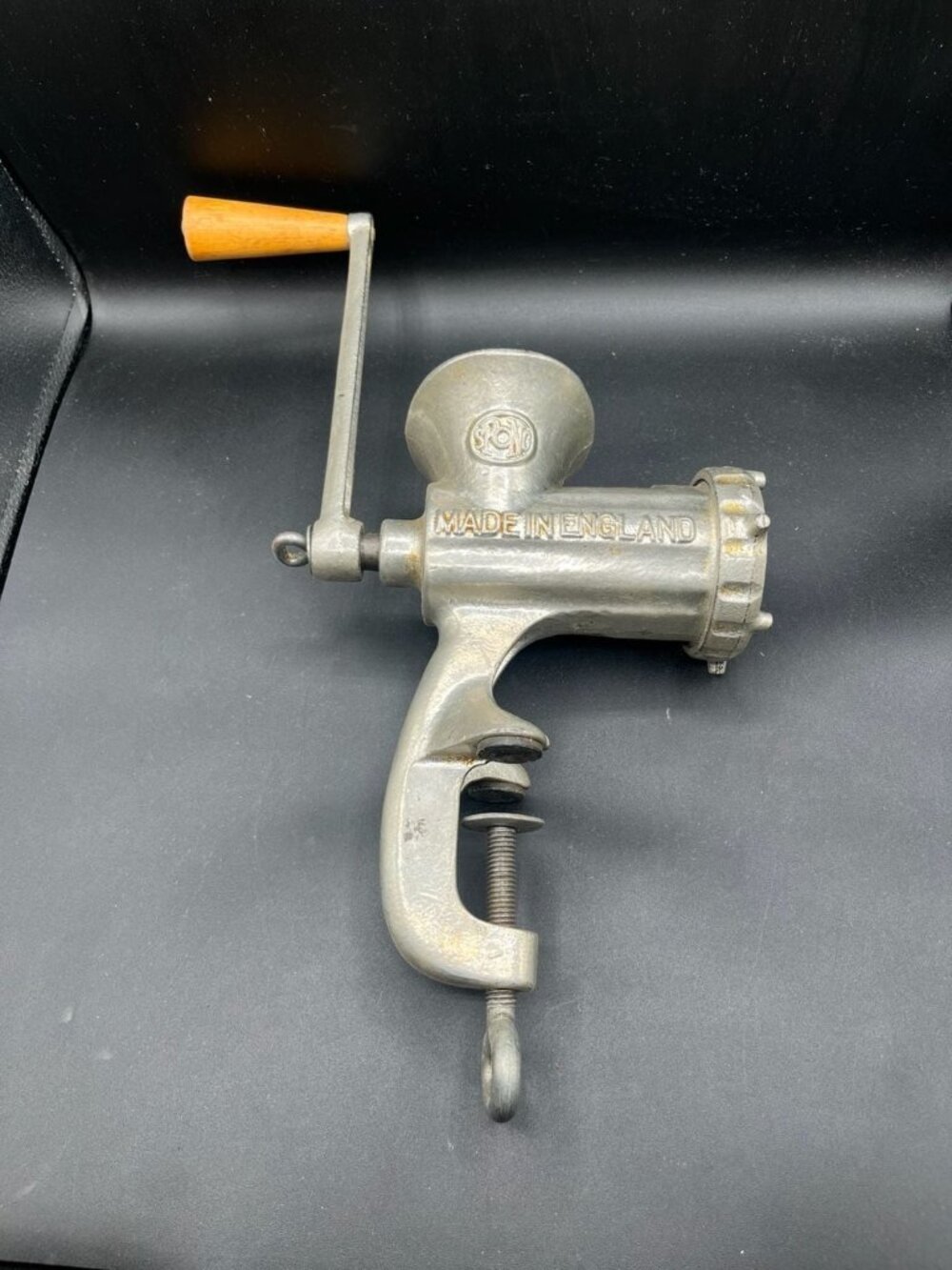 Vintage Spong No. 8 Manual Meat Grinder Mincer Made in England ✅